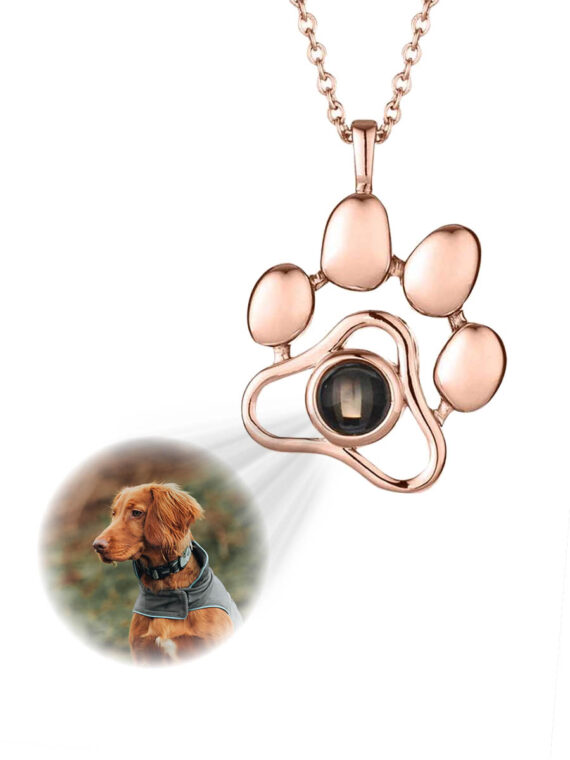 Paw Optical Pendant Necklace