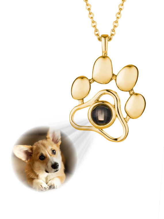 Paw Optical Pendant Necklace