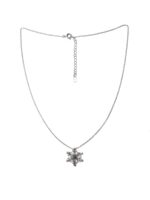 Snowflake Optical Pendant Necklace
