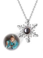 Snowflake Optical Pendant Necklace